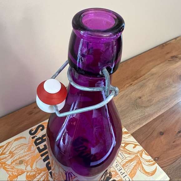 Purple Decorative Glass Jar Bottle - Picture 5 of 7
